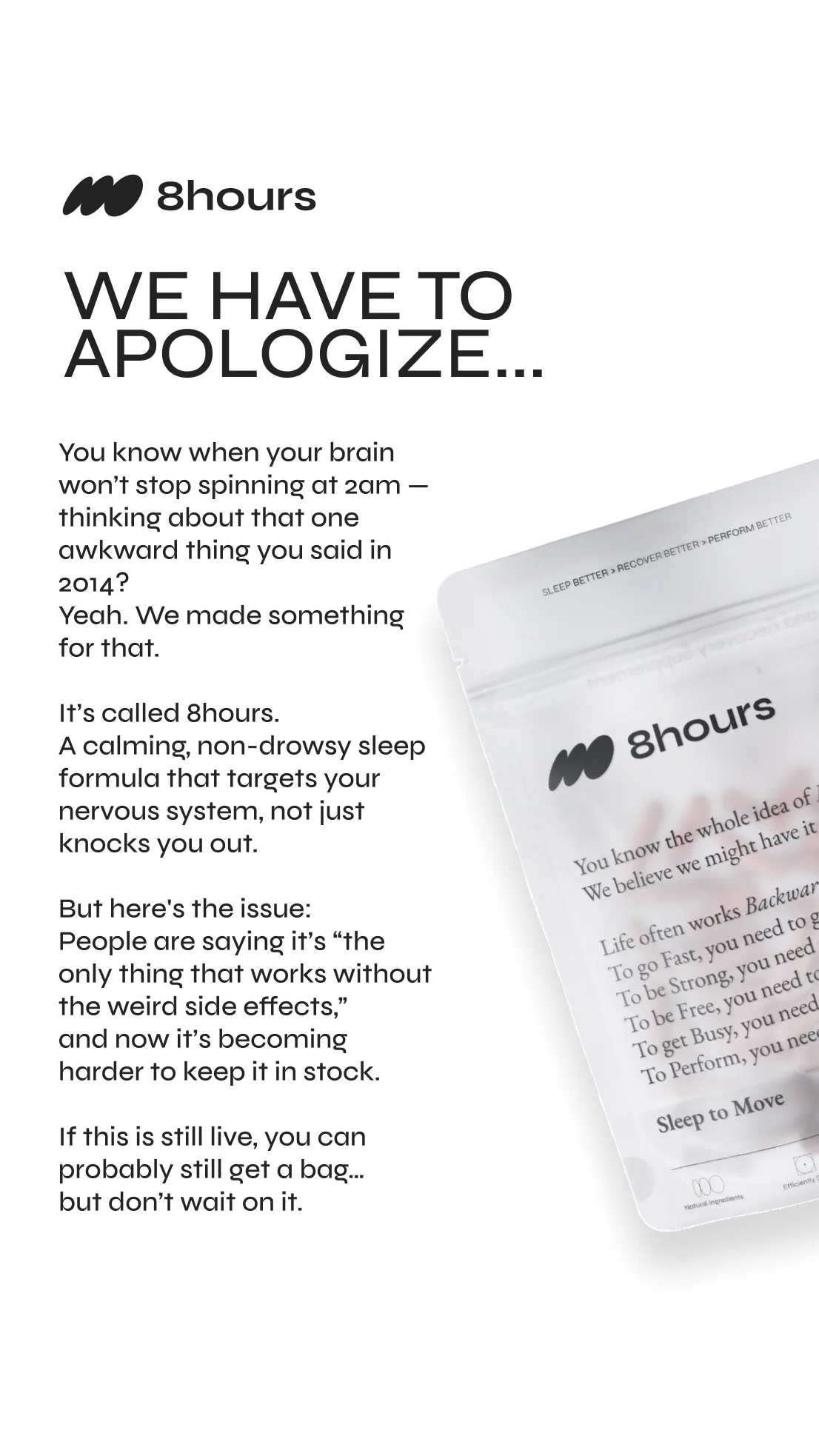 8hours advertisement