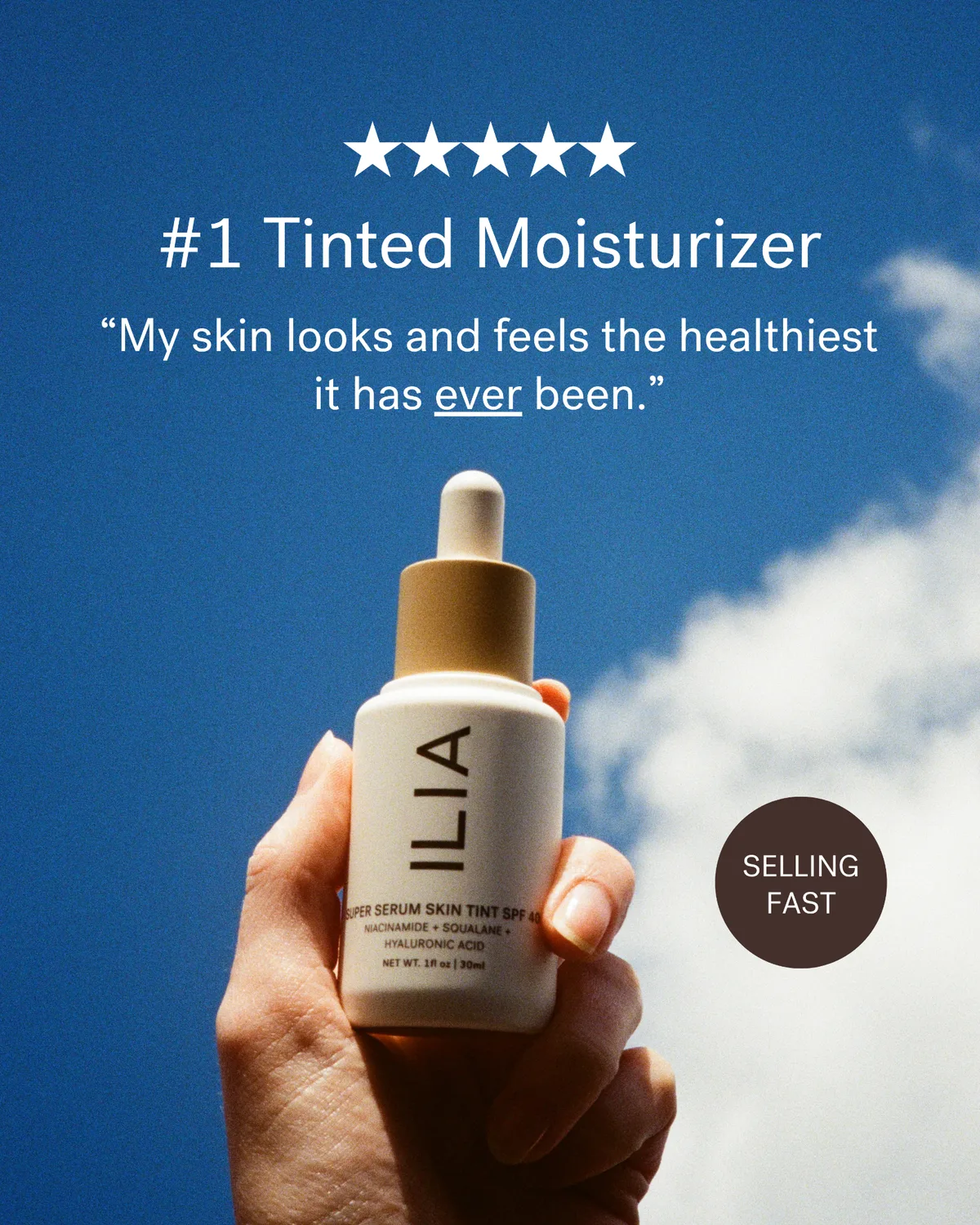 ILIA Beauty advertisement