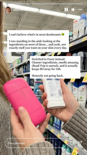 Fussy advertisement