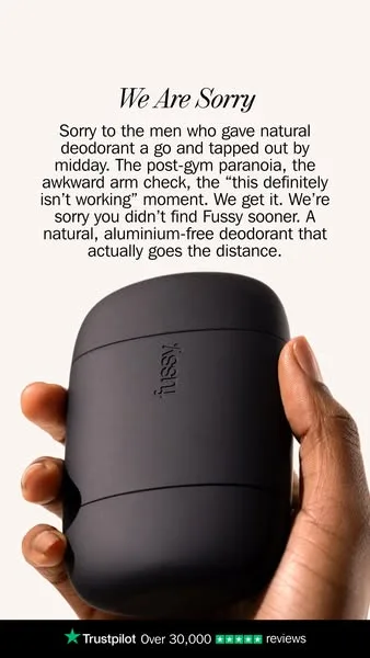 Fussy advertisement