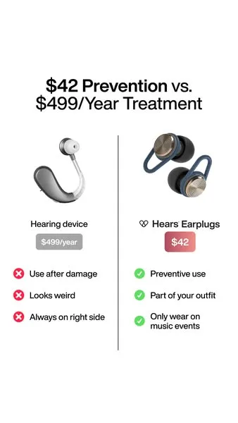 Hears advertisement