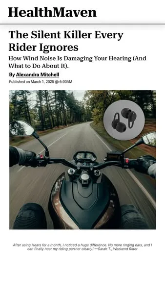 Hears advertisement