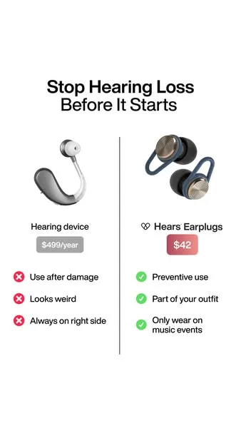Hears advertisement