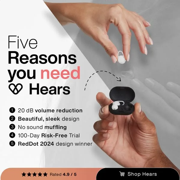 Hears advertisement