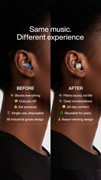 Hears advertisement