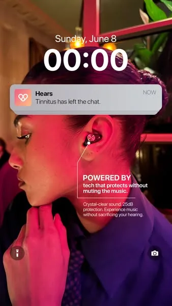 Hears advertisement