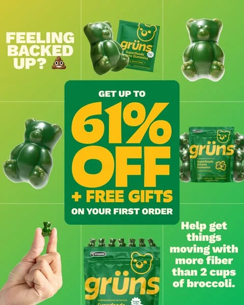 Grüns advertisement