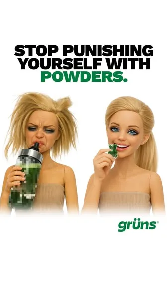 Grüns advertisement