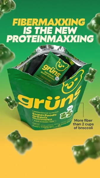 Grüns advertisement