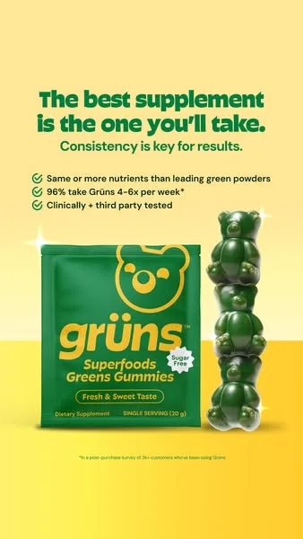 Grüns advertisement