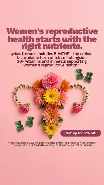 Grüns advertisement