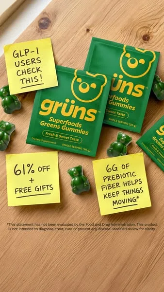 Grüns advertisement