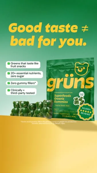 Grüns advertisement