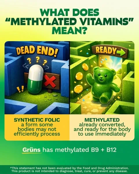 Grüns advertisement