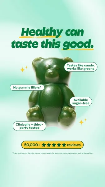 Grüns advertisement