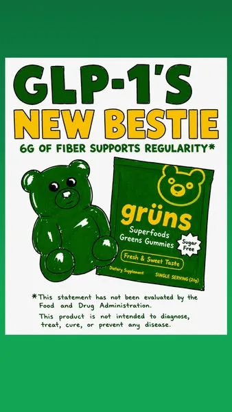 Grüns advertisement