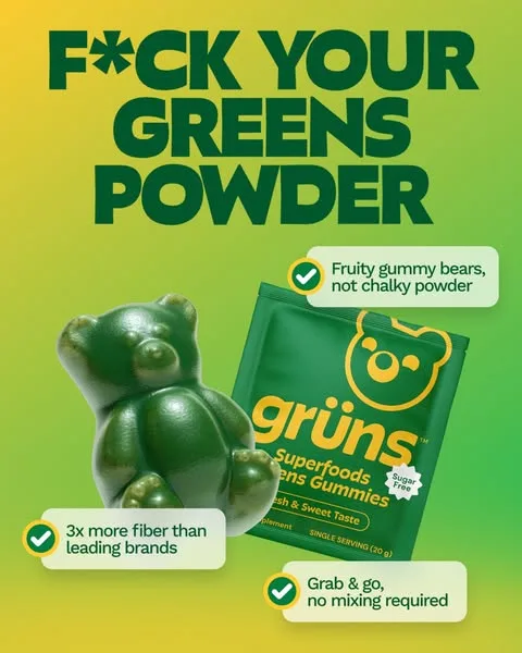 Grüns advertisement