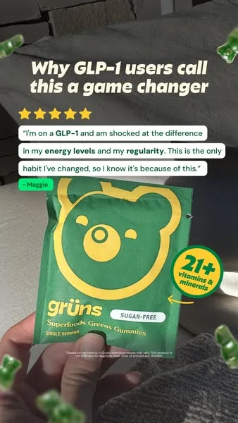 Grüns advertisement