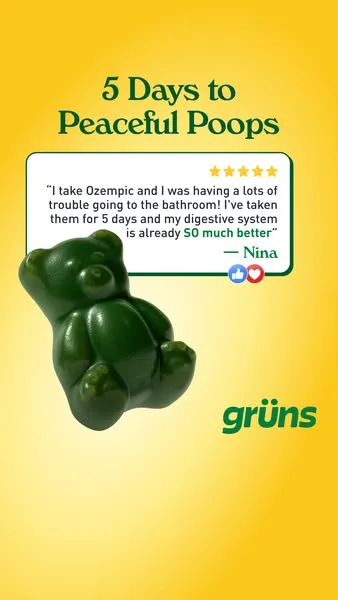 Grüns advertisement
