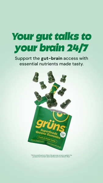 Grüns advertisement