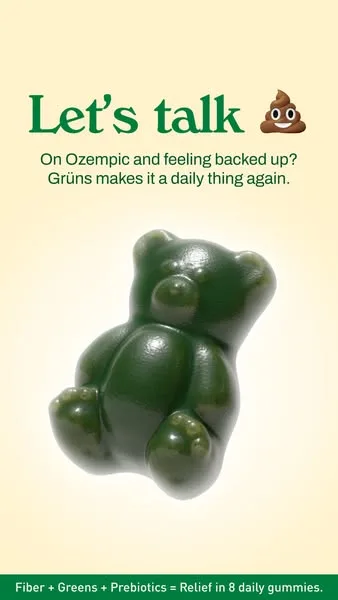 Grüns advertisement