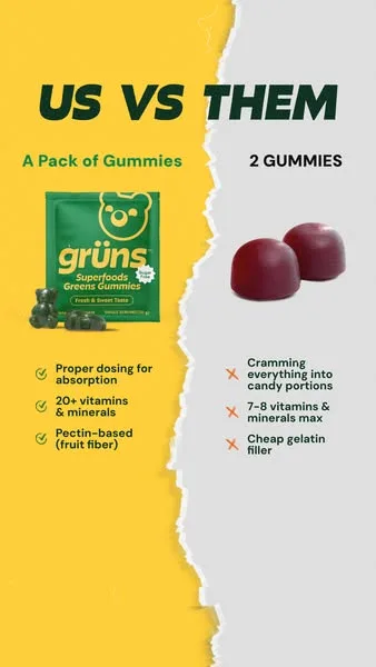Grüns advertisement
