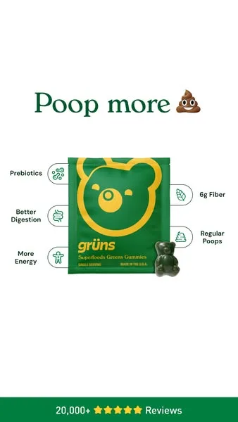 Grüns advertisement