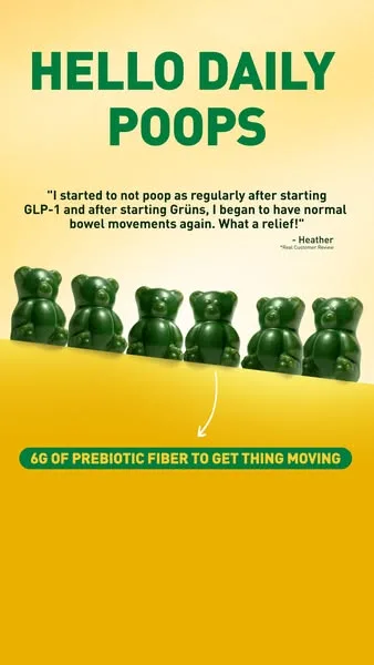 Grüns advertisement