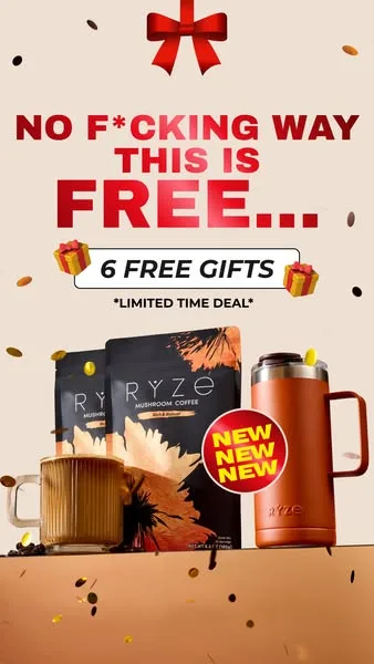 RYZE Superfoods advertisement