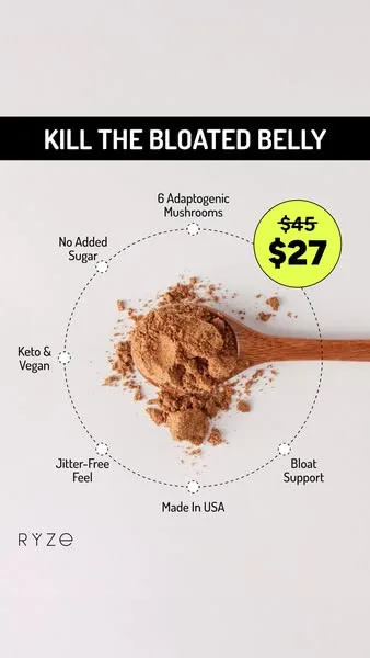 RYZE Superfoods advertisement