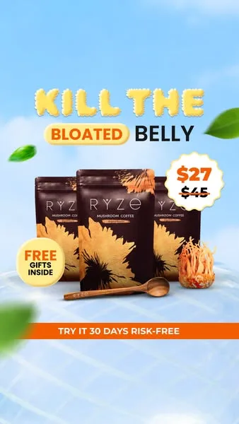 RYZE Superfoods advertisement