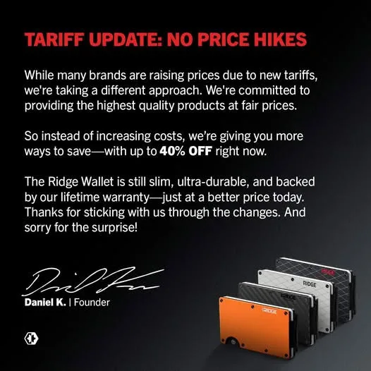 The Ridge advertisement