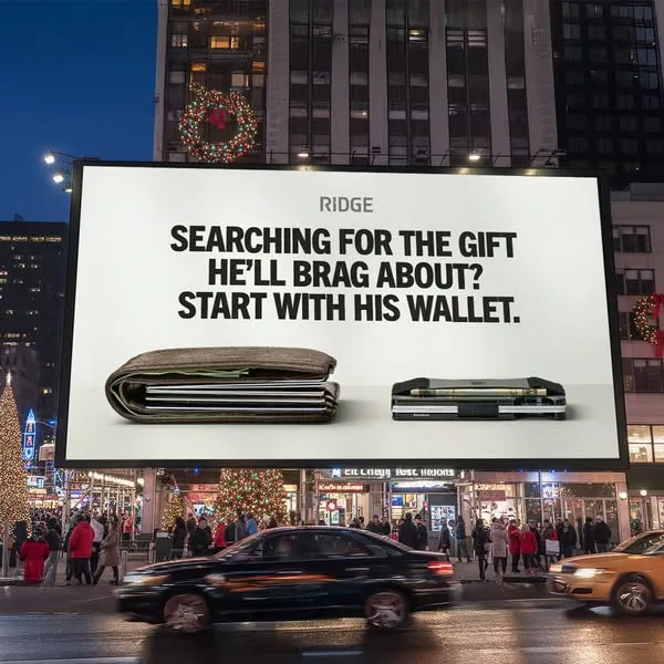 The Ridge advertisement
