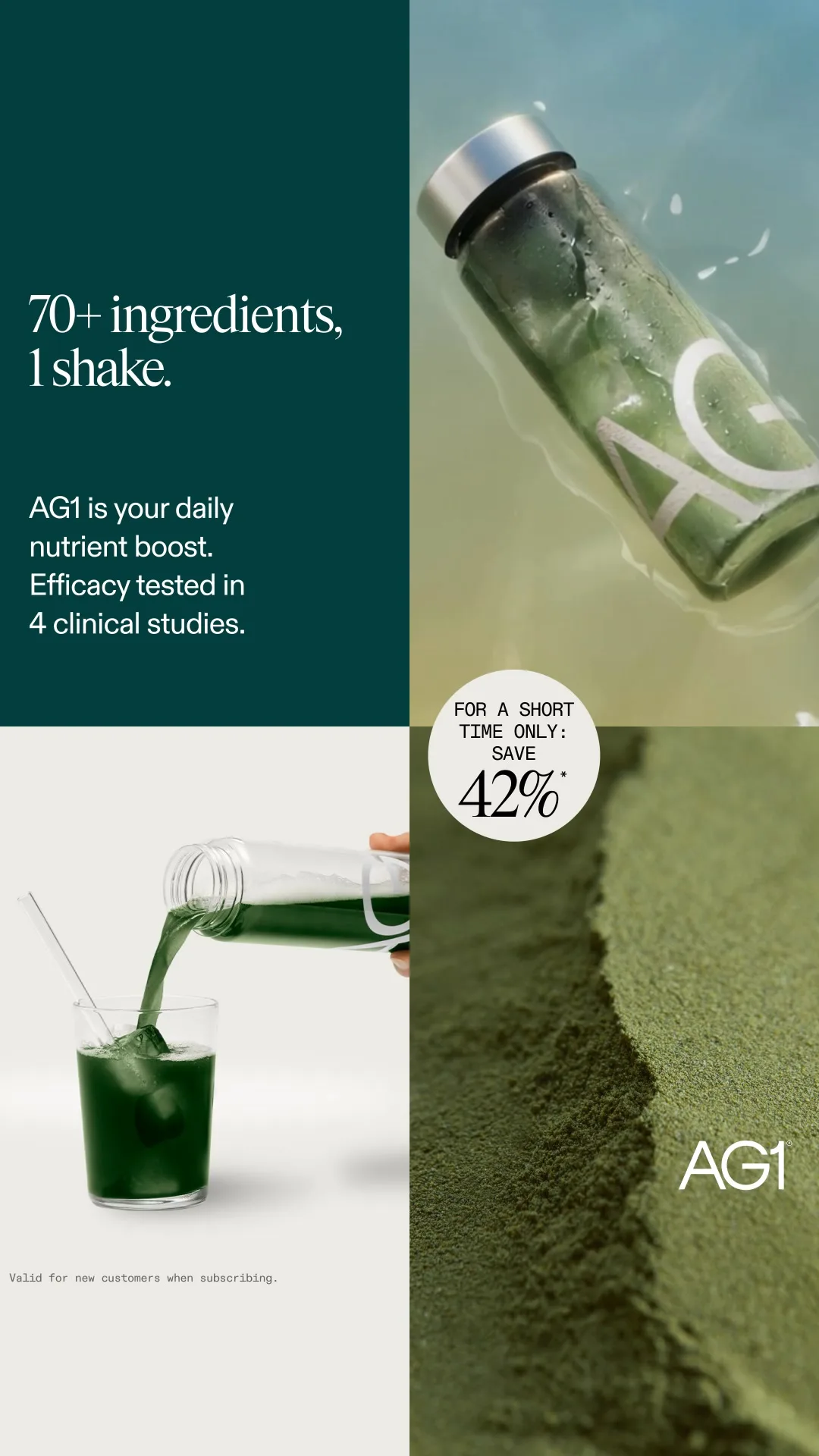 AG1 advertisement