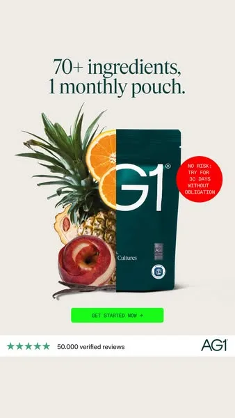 AG1 advertisement