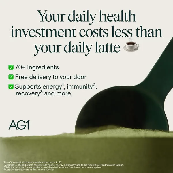 AG1 advertisement