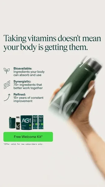 AG1 advertisement