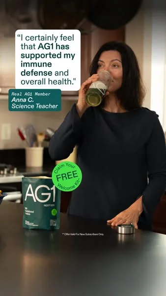 AG1 advertisement