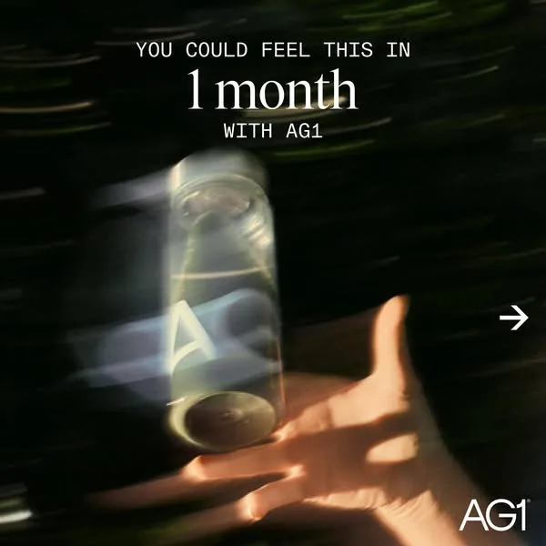 AG1 advertisement