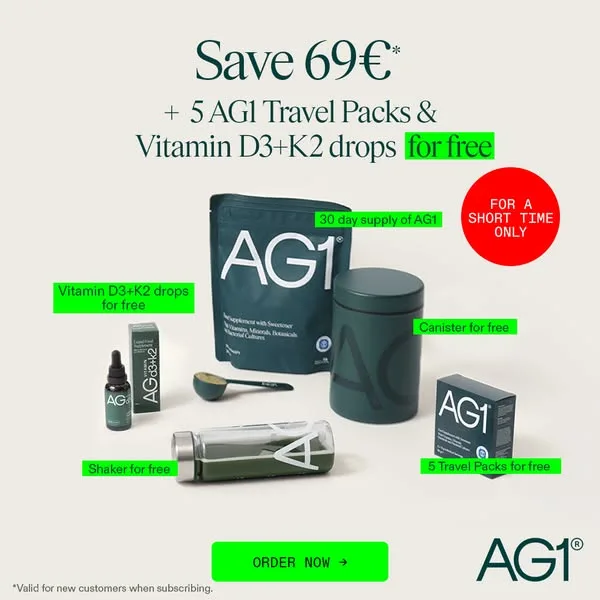 AG1 advertisement