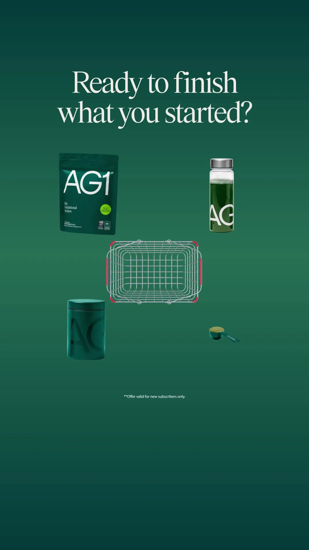 AG1 advertisement