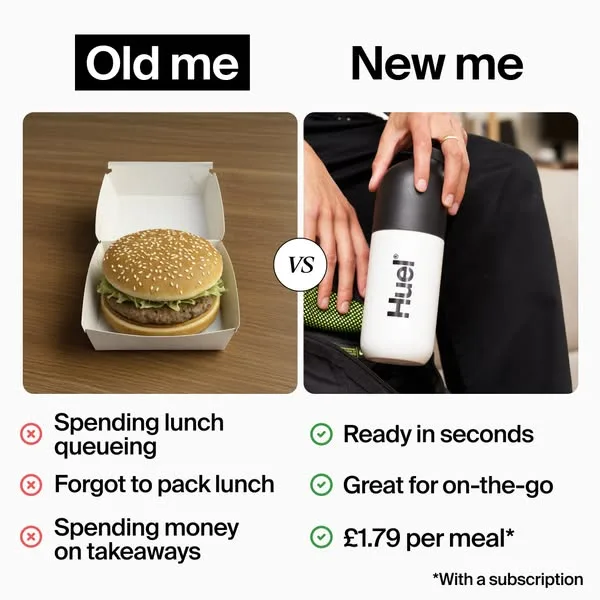 Huel advertisement