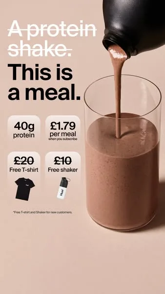 Huel advertisement