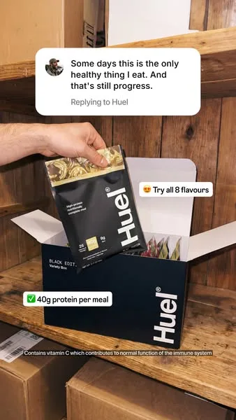 Huel advertisement