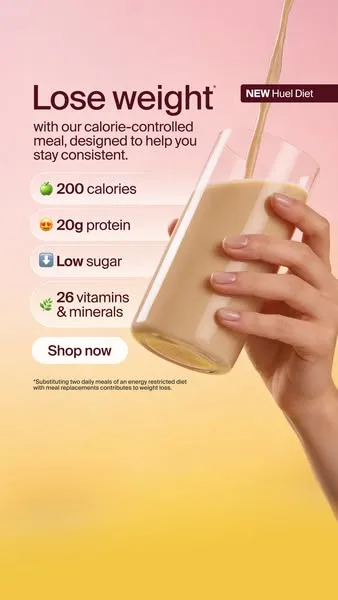 Huel advertisement
