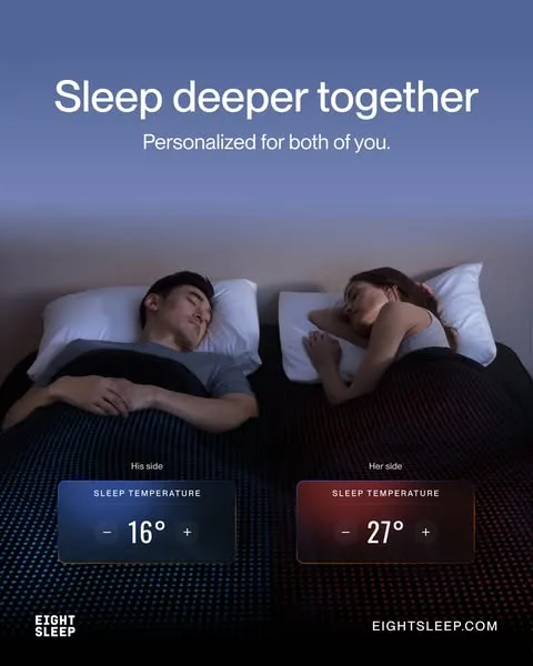 Eight Sleep advertisement