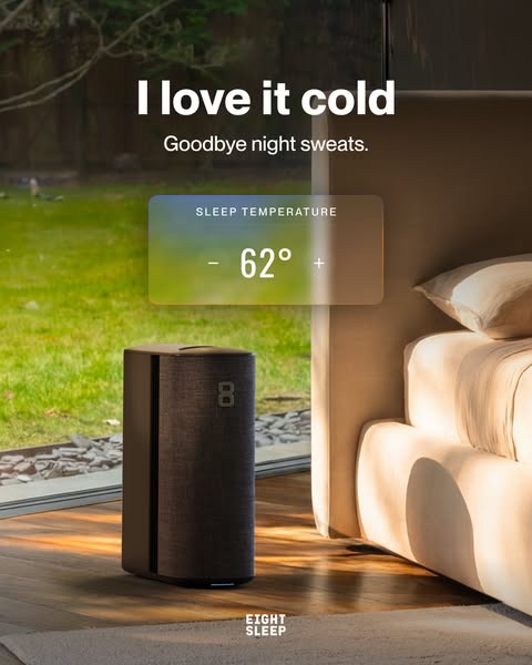 Eight Sleep advertisement