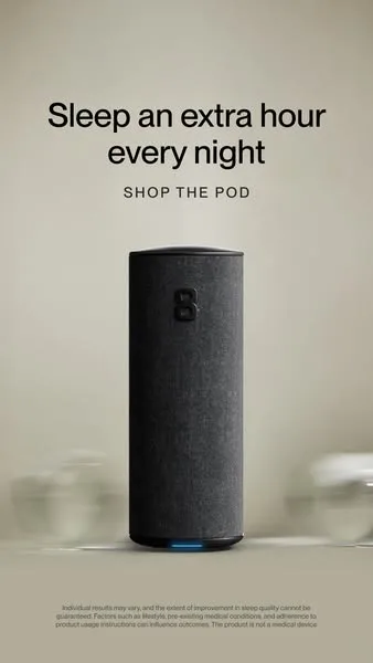 Eight Sleep advertisement