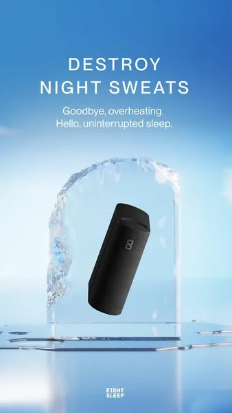 Eight Sleep advertisement