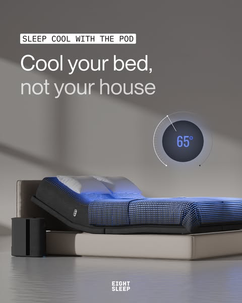 Eight Sleep advertisement